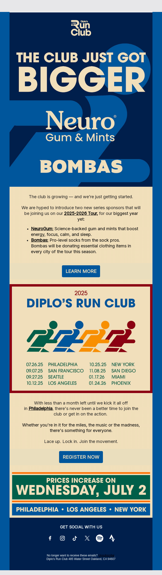 The Club Just Got Bigger Meet Our Newest Series Sponsors