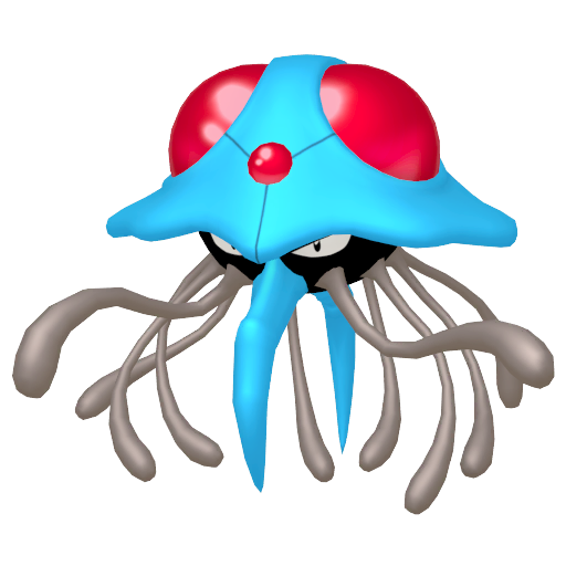 Tentacruel - Water/Poison type Pokemon from Pokemon FireRed and LeafGreen with stats, moves, and evolution data
