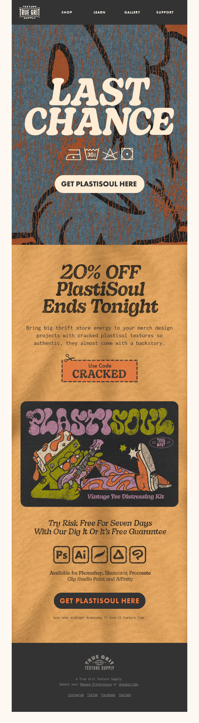 Last Chance To Save On Plastisoul