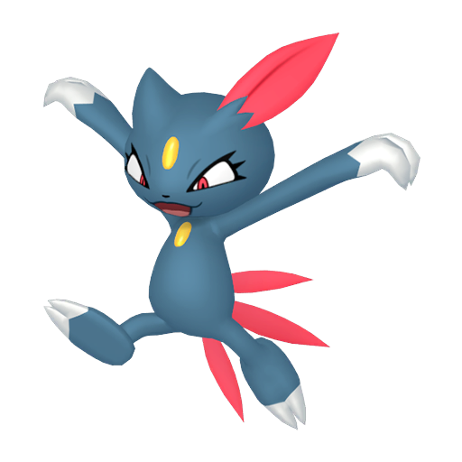 Sneasel - Dark/Ice type Pokemon from Pokemon Platinum with stats, moves, and evolution data