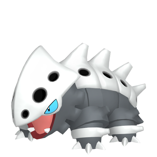 Lairon - Steel/Rock type Pokemon from Pokemon Sword and Shield with stats, moves, and evolution data