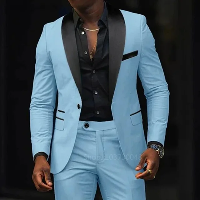 TERNOS DE CASAMENTO ELEGANTES, 2 PEÇAS, SLIM FIT, BLAZER DUPLO BREASTED, SMOKING, PADRINHOS, TERNO MASCULINO, TERNOS FORMAIS DE NEGÓCIOS (JAQUETA + CALÇA)