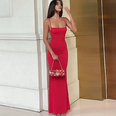 CAKULO 2024 PRIMAVERA SÓLIDO SEM MANGAS SEM COSTAS ELEGANTE SEXY BODYCON Y2K MAXI VESTIDO DE BAILE ROUPAS FEMININAS FESTA DE ANIVERSÁRIO CASUAL Y2K