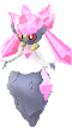 Diancie Pokémon GO In-game Sprite