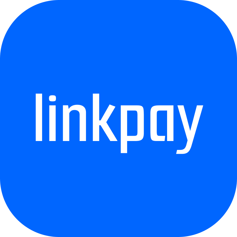 LinkPay logo image blue axole maranjana portfolio