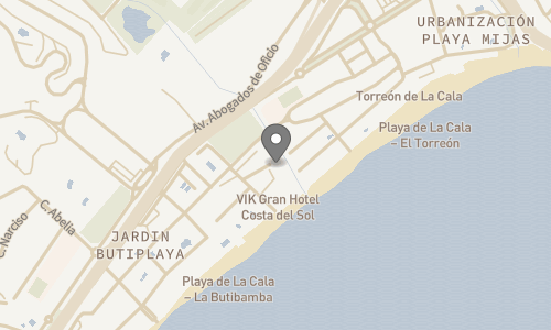 Lokation for Gran Hotel Costa del Sol