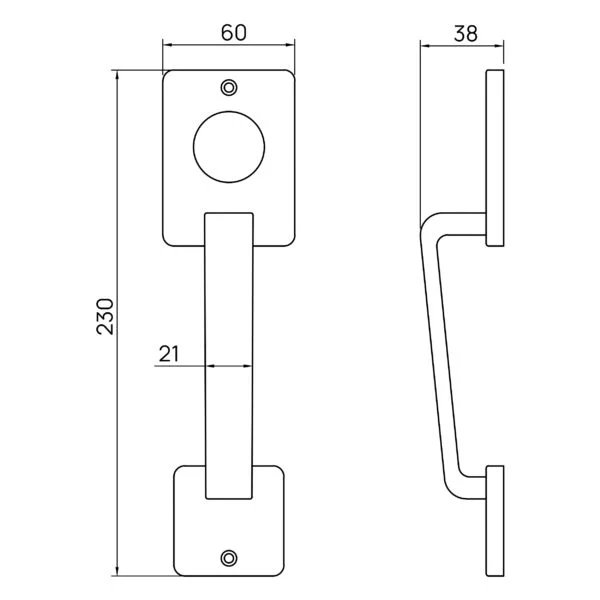 Quba Pull Handle P109 - Image 2