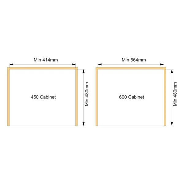 Quba Symetry Slate Pantry Unit - Image 2