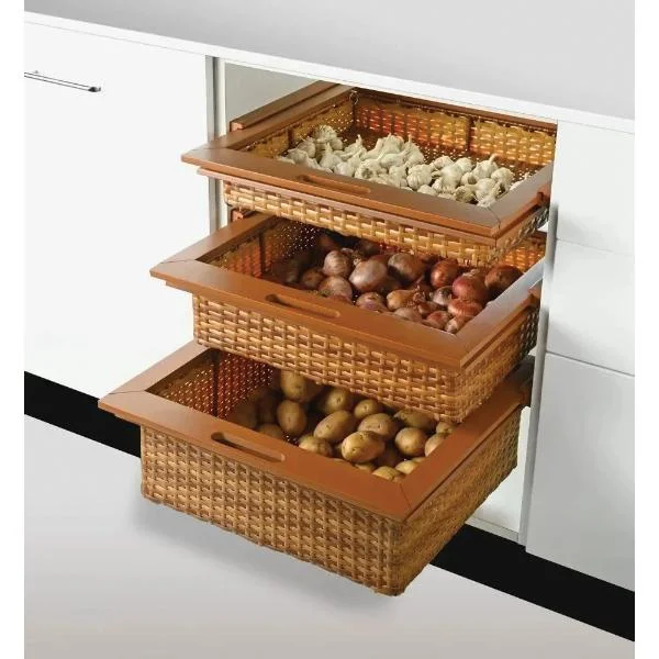Quba Symetry Wicker Basket PVC