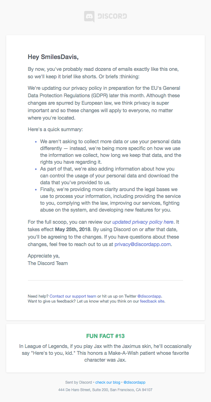 Were Updating Our Privacy Policy