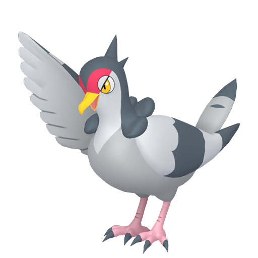 Tranquill - Normal/Flying type Pokemon from Pokemon Sword and Shield with stats, moves, and evolution data