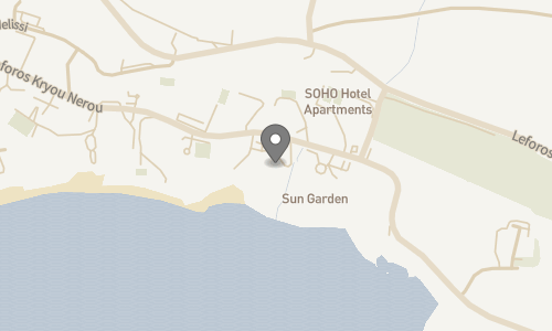 Lokation for Hotel Grecian Sands