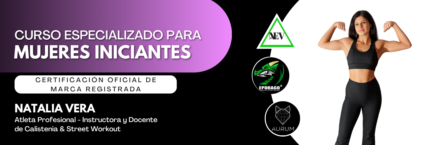 CURSO ESPECIALIZADO PARA MUJERES PRINCIPIANTES
