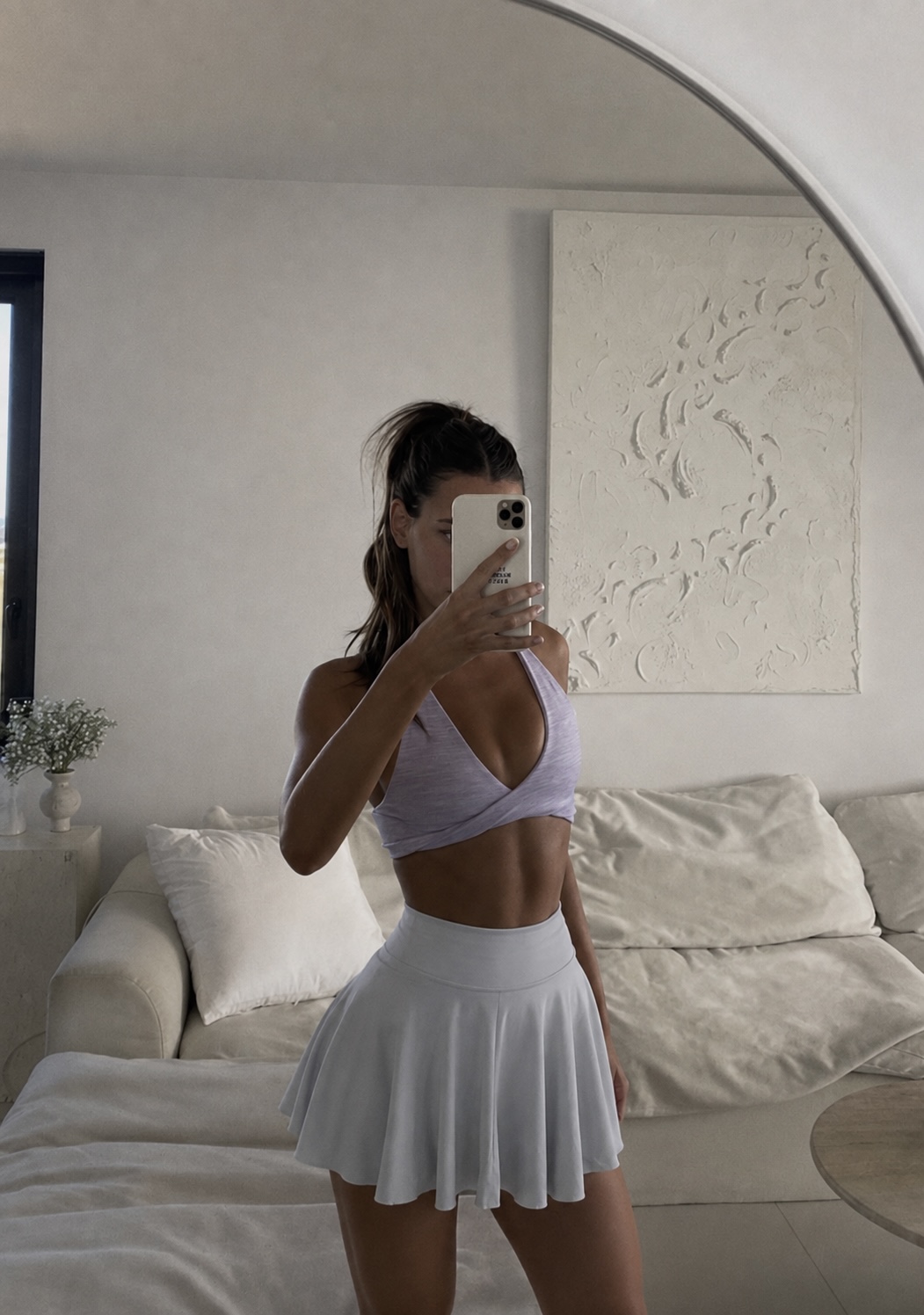 POLLERA ALESSIA GRIS 