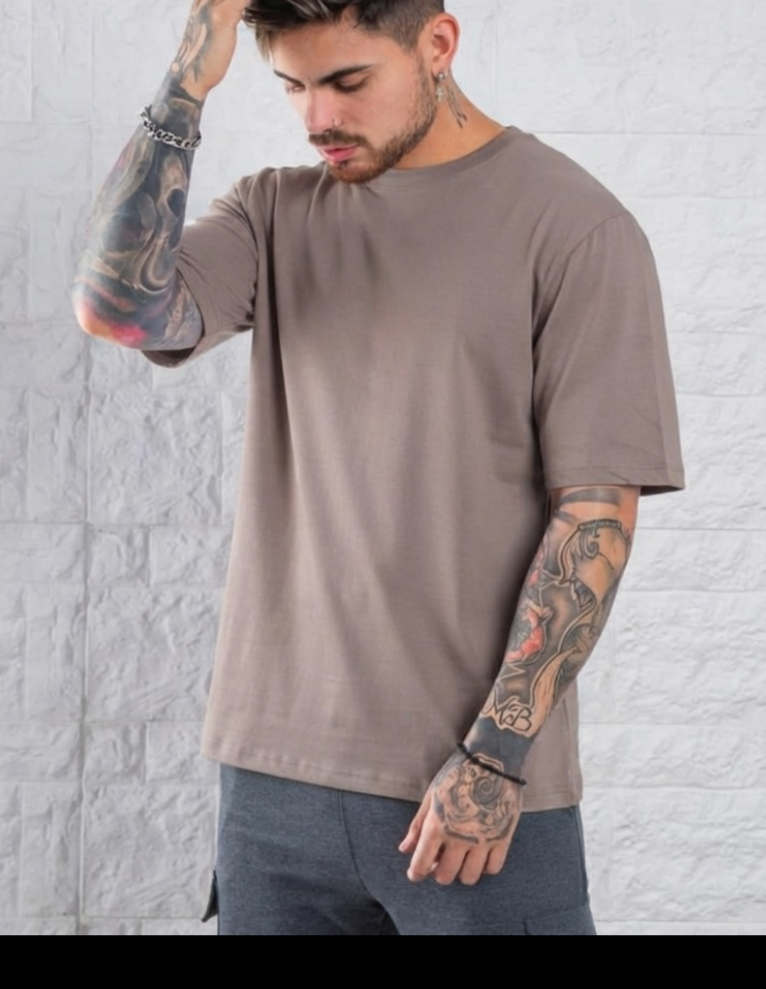Remera oversize lisa