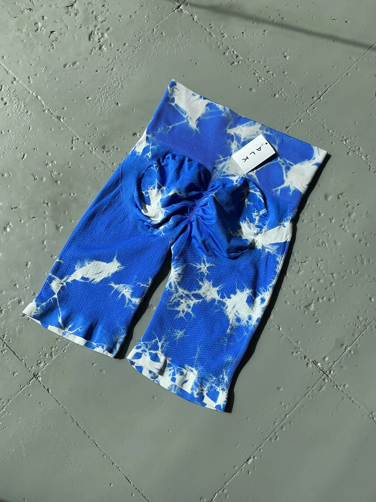 Biker batik azul
