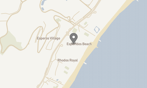 Lokation for Esperides Beach Family Resort 