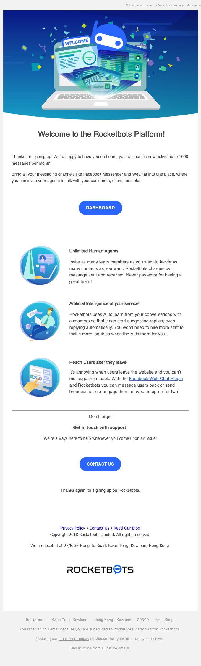 Welcome To The Rocketbots Platform