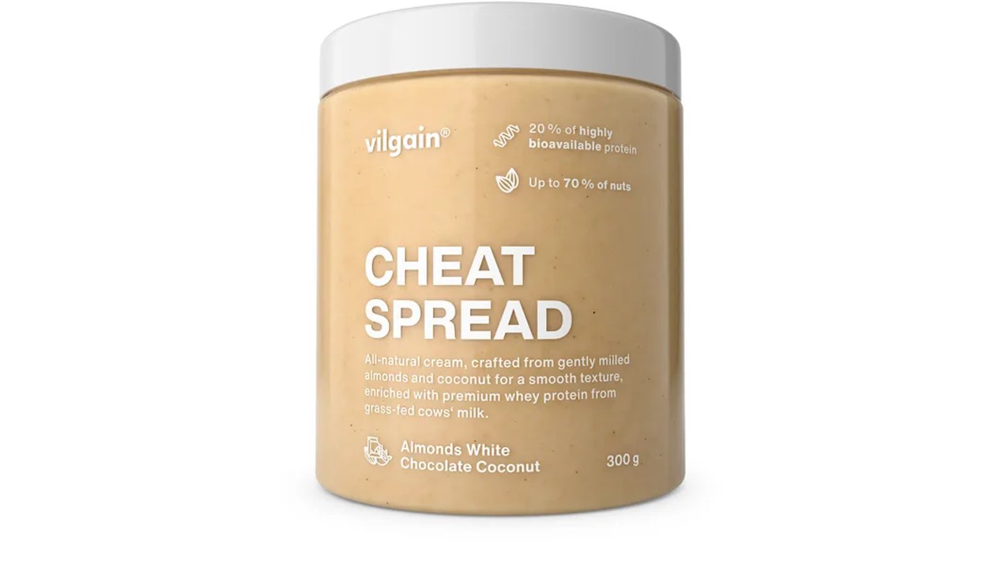 Cheat Spread - Mandle s bílou čokoládou a kokosem - 300g