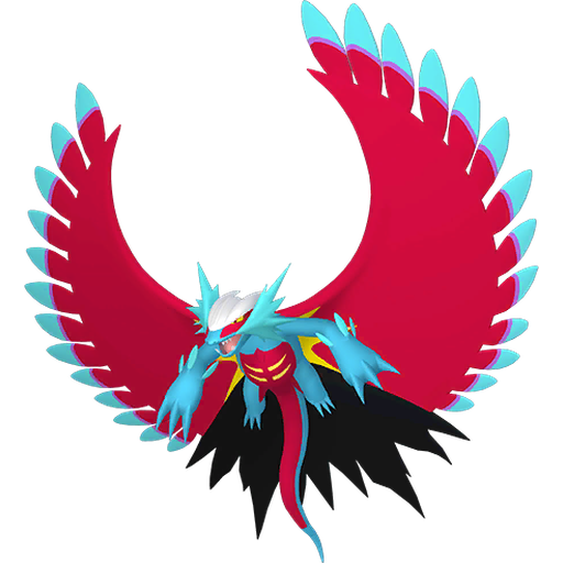 Roaring-moon - Dragon/Dark type Pokemon from  with stats, moves, and evolution data