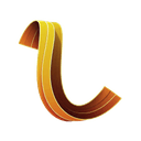 Curved Text logo