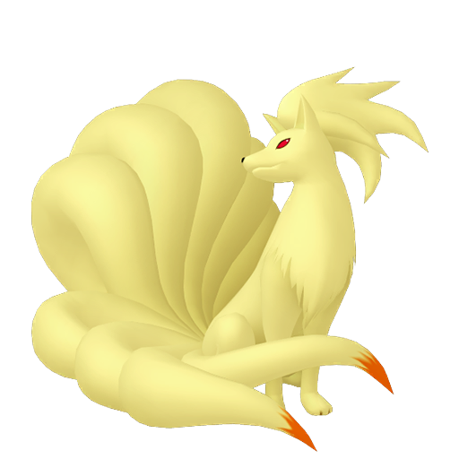 Ninetales - Fire type Pokemon from Pokemon FireRed and LeafGreen with stats, moves, and evolution data