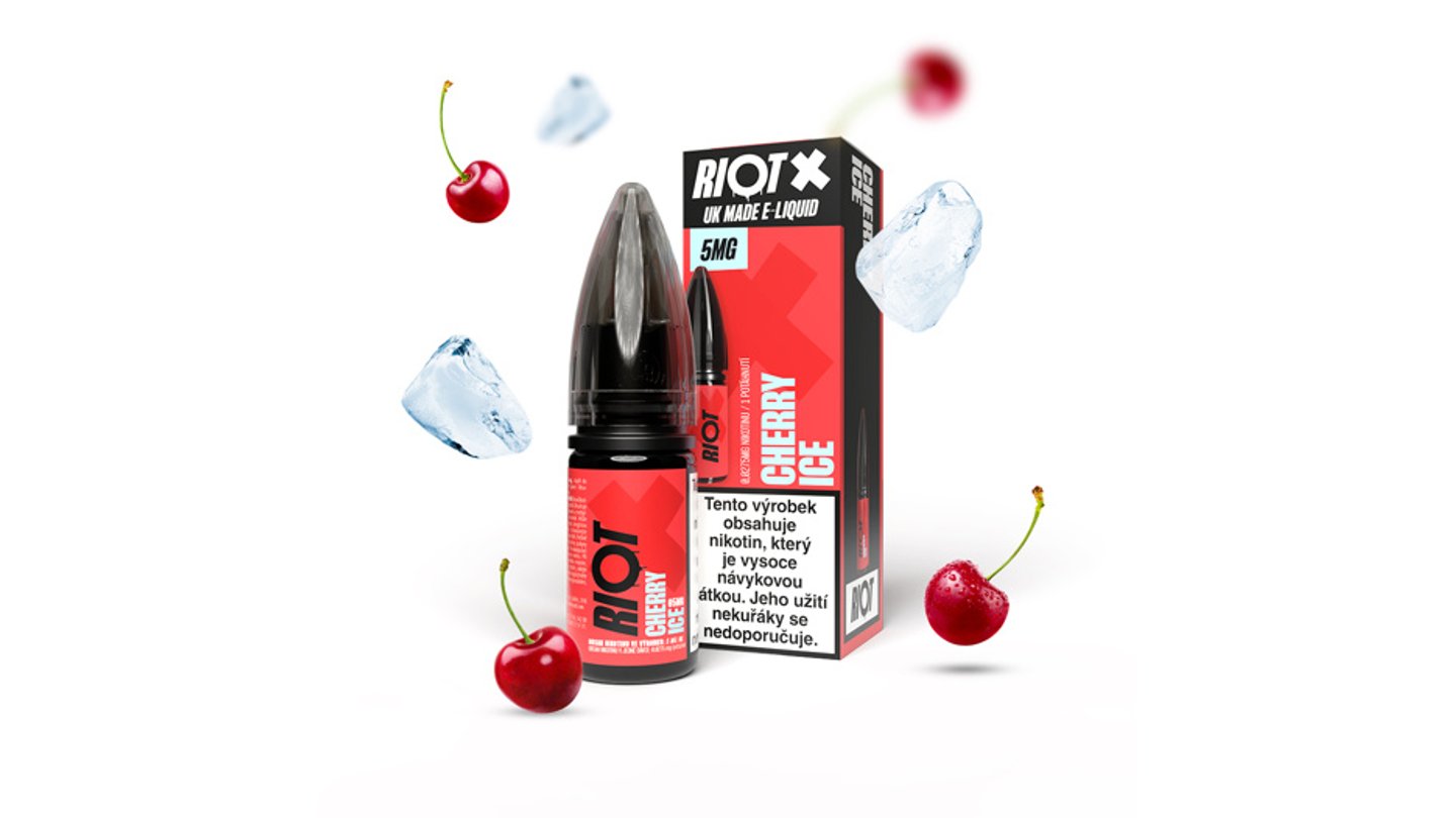 RIOT X Salt Ledová třešeň 10ml 20mg
