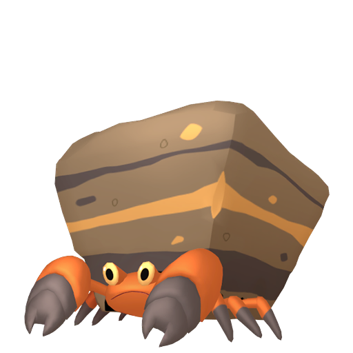 Crustle - Bug/Rock type Pokemon from Pokemon Sword and Shield with stats, moves, and evolution data