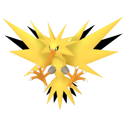 Zapdos - Electric/Flying type Pokemon from Pokemon FireRed and LeafGreen with stats, moves, and evolution data
