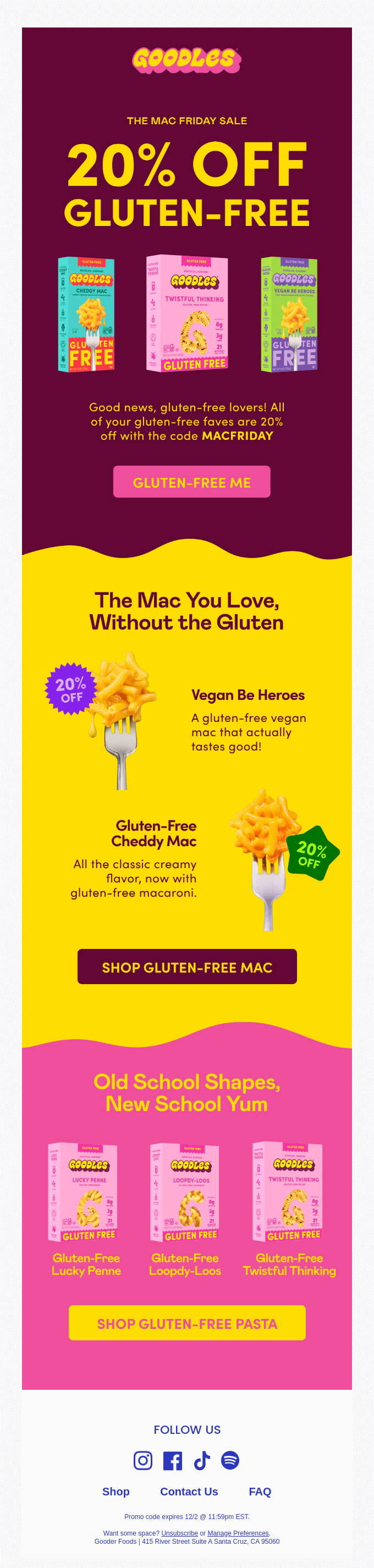20 Off And 100 Gluten Free