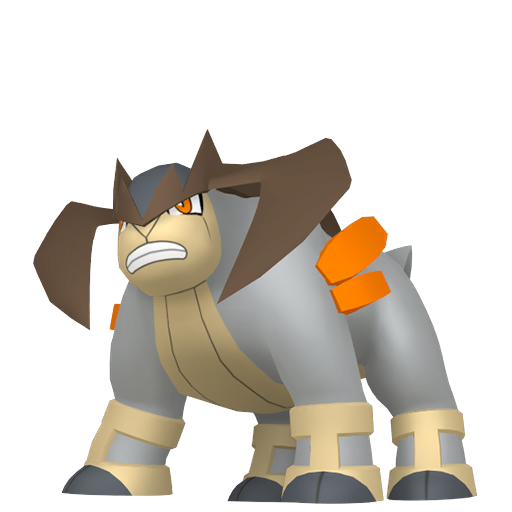 Terrakion - Rock/Fighting type Pokemon from Pokemon Sword and Shield with stats, moves, and evolution data