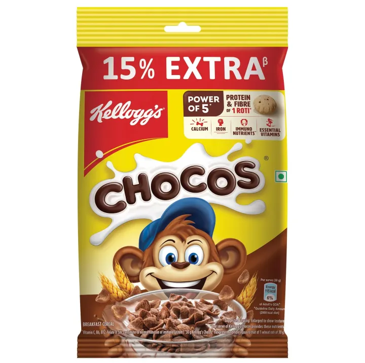 BDyana Kellogg's Chocos Chocolate Breakfast Cereal 127gm | null