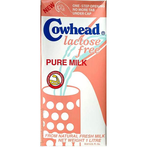 BDyana Cowhead Milk UHT Lactose Free 1 Ltr | 