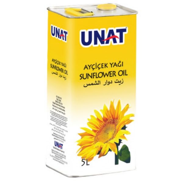 BDyana UNAT Sunflower Oil 5 Ltr Tin Pack (Turkey) | null