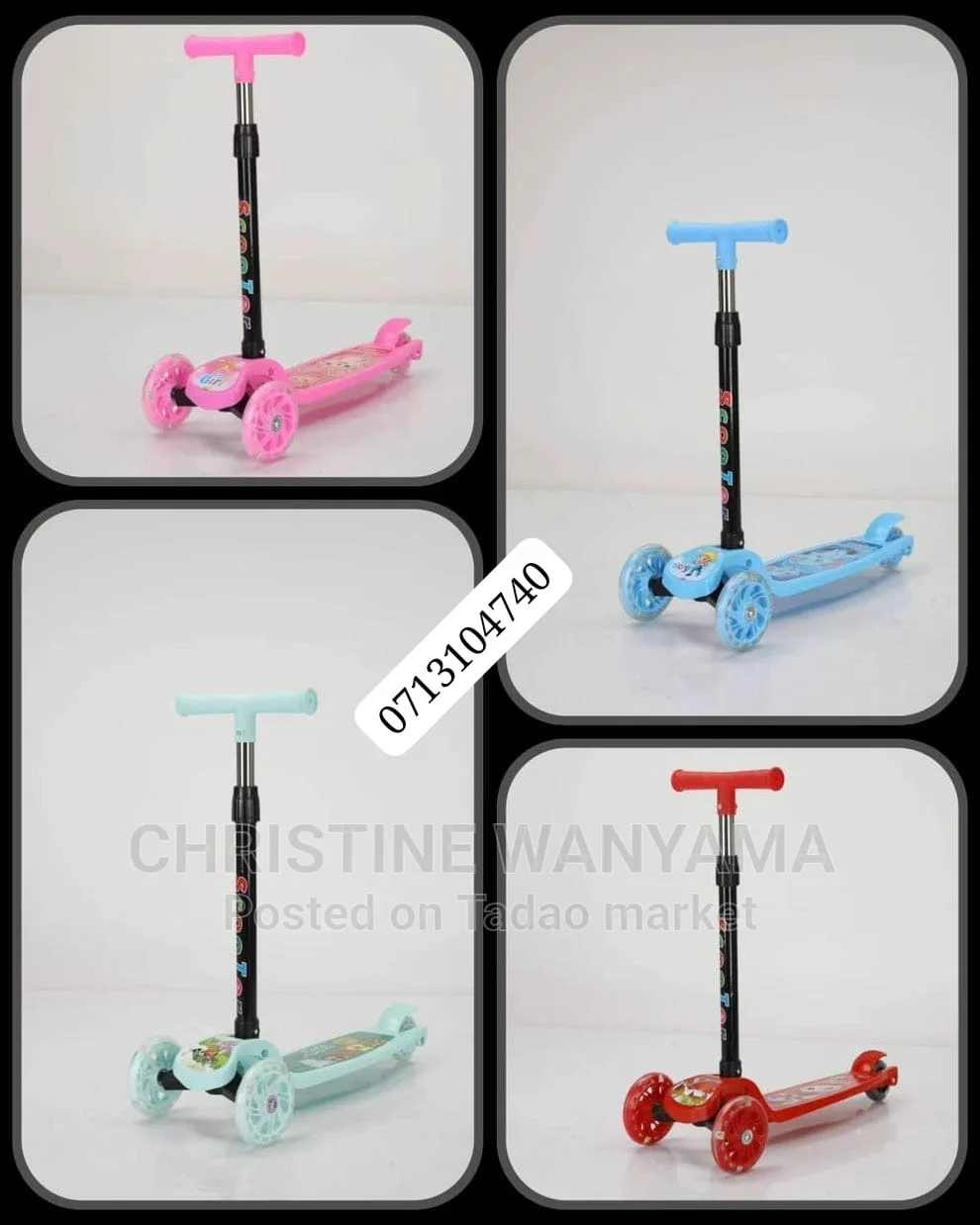 Kid's Foldable And Adjustable Scooter 2