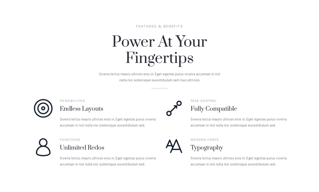 Feature and Benefits 24