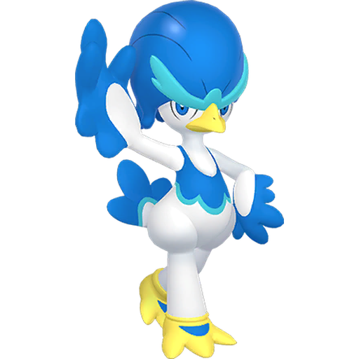 Quaxwell - Water type Pokemon from with stats, moves, and evolution data
