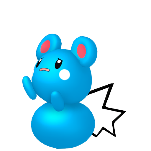 Azurill - Normal/Fairy type Pokemon from Pokemon Platinum with stats, moves, and evolution data