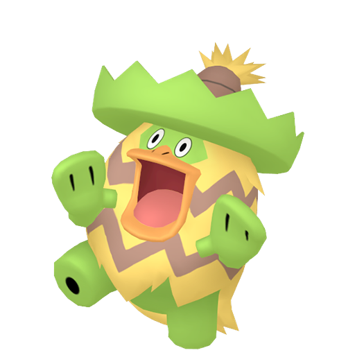 Ludicolo - Water/Grass type Pokemon from Pokemon Sword and Shield with stats, moves, and evolution data