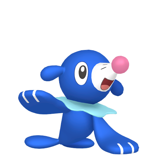 Popplio - Water type Pokemon from Pokemon Scarlet and Violet with stats, moves, and evolution data
