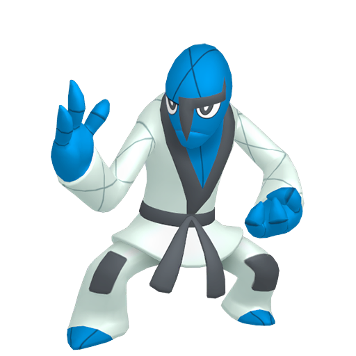 Sawk - Fighting type Pokemon from Pokemon Sword and Shield with stats, moves, and evolution data