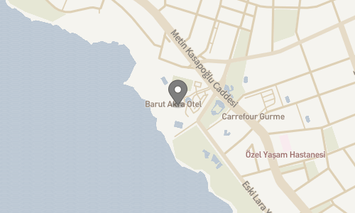 Lokation for Akra Hotel
