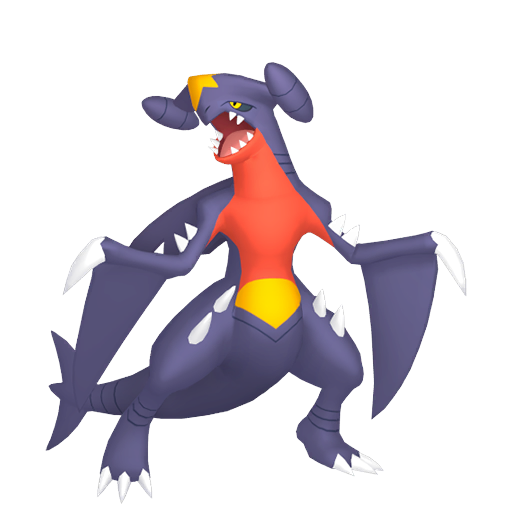 Garchomp - Dragon/Ground type Pokemon from Pokemon Platinum with stats, moves, and evolution data