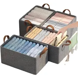 Collapsible Fabric organizer with a cover/storage basket 2