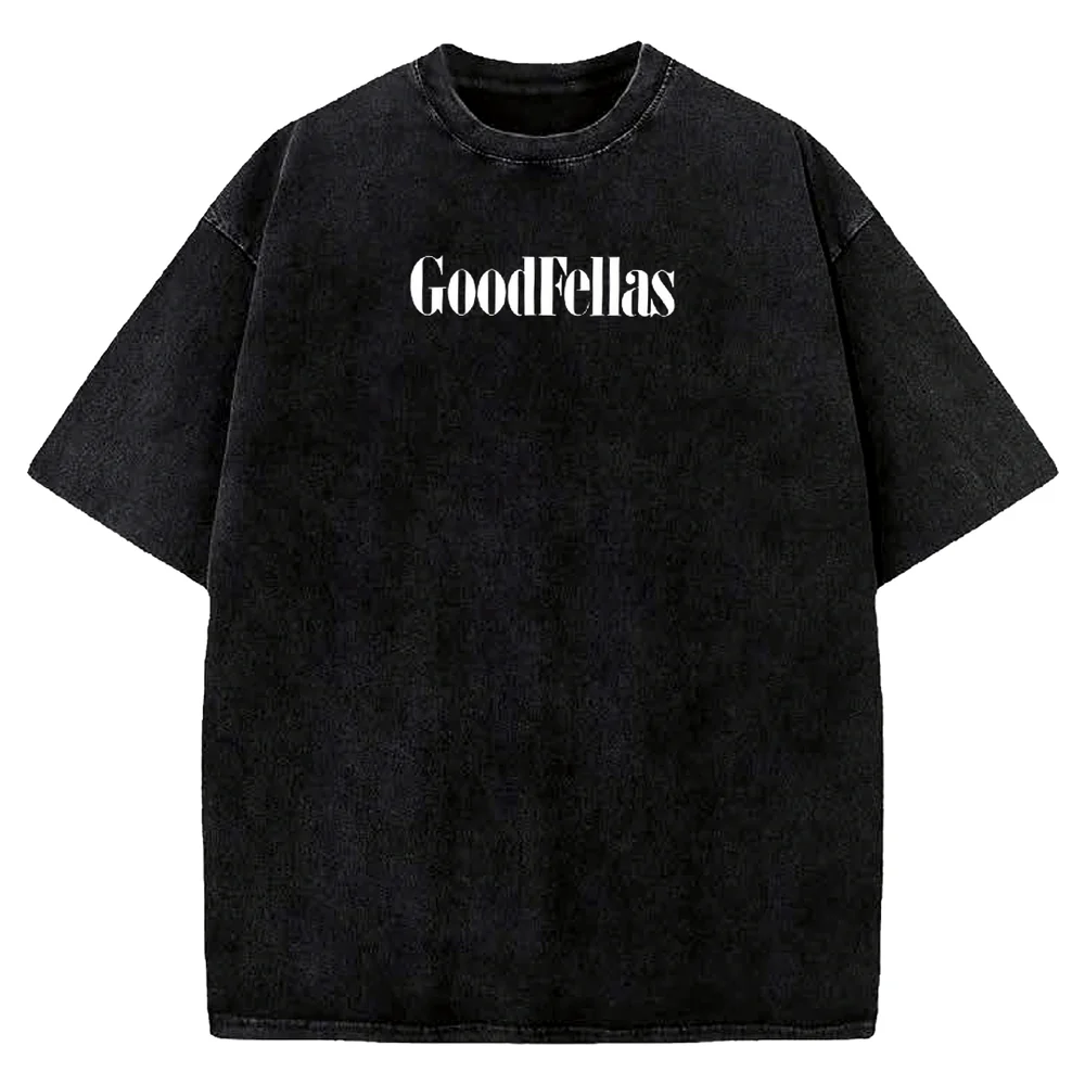 Good Fellas Oversized Black Tee image
