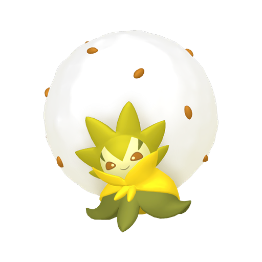 Eldegoss - Grass type Pokemon from Pokemon Sword and Shield with stats, moves, and evolution data