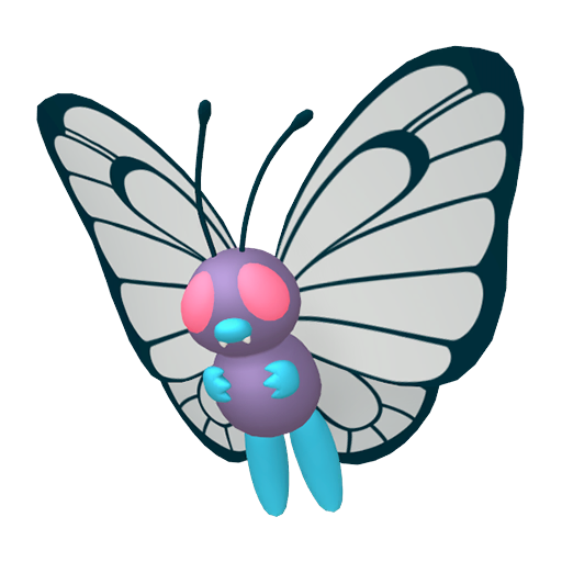 Butterfree - Bug/Flying type Pokemon from Pokemon FireRed and LeafGreen with stats, moves, and evolution data