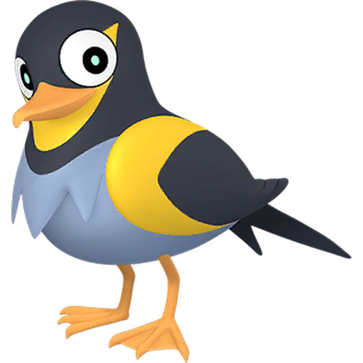 Wattrel - Electric/Flying type Pokemon from  with stats, moves, and evolution data