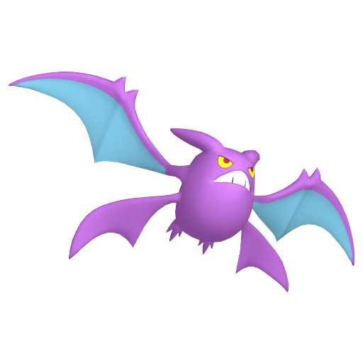 Crobat - Poison/Flying type Pokemon from Pokemon Platinum with stats, moves, and evolution data