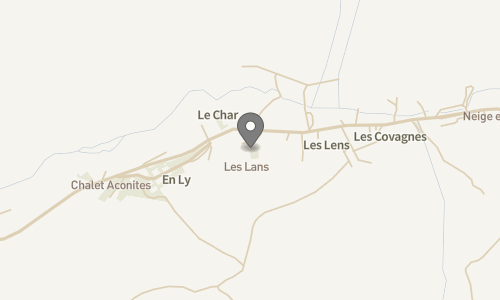 Lokation for Hotel Les Lans
